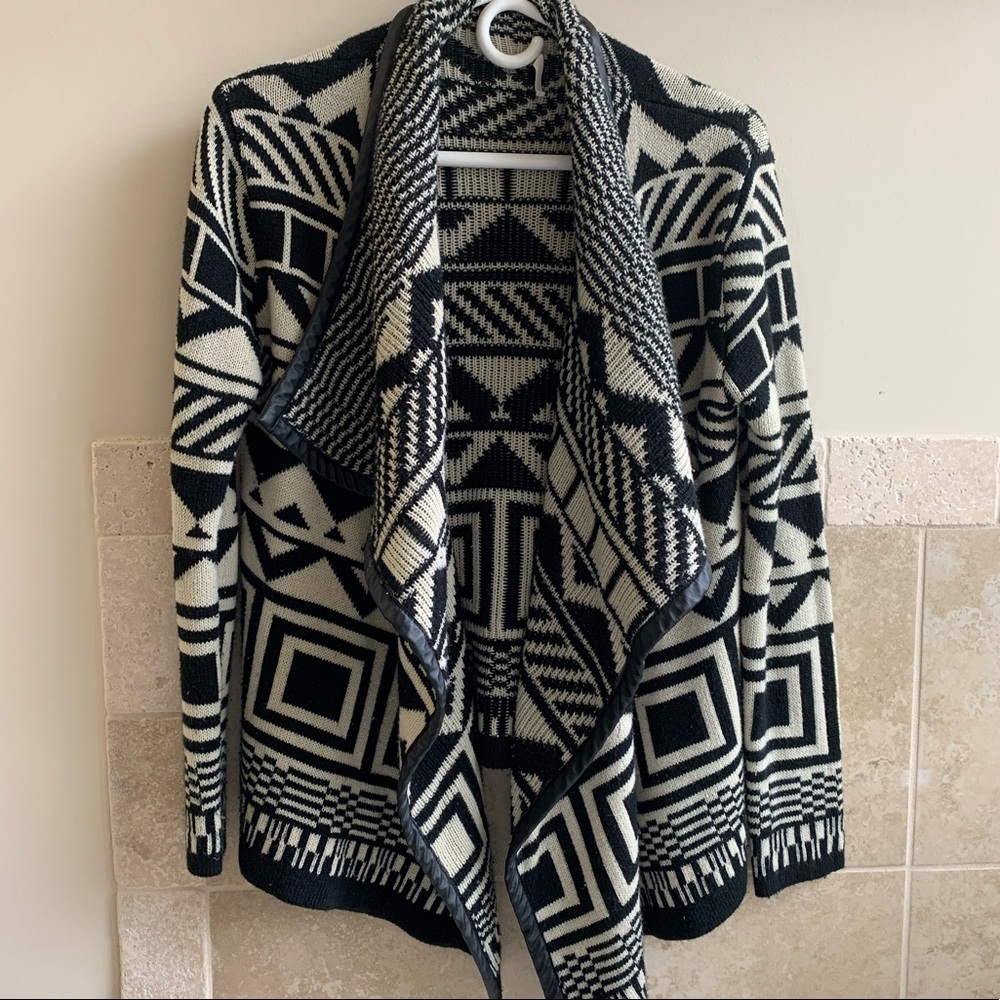 Black & Tan Aztec Sweater size S/M